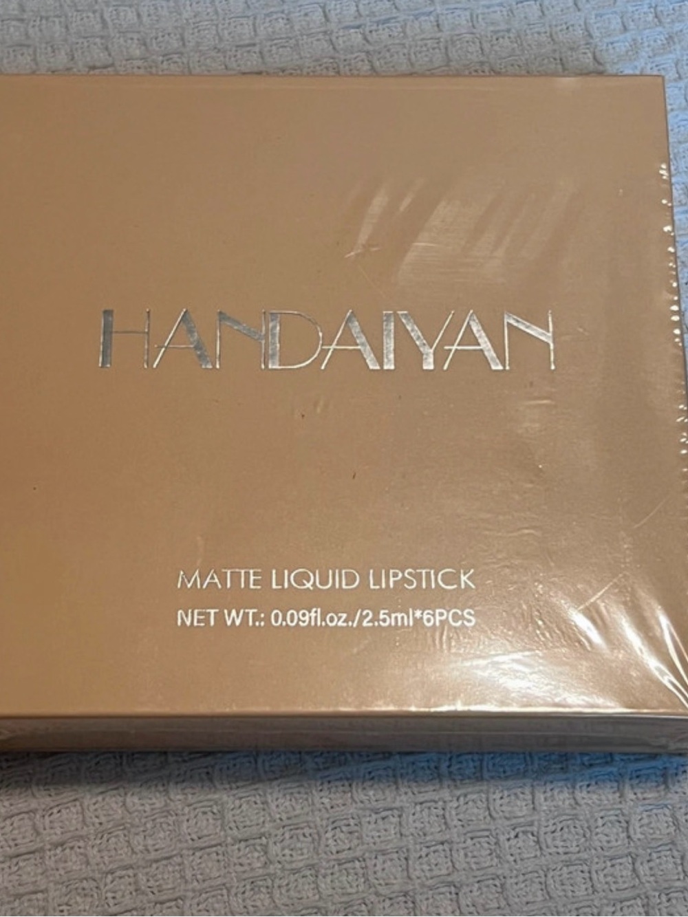 Matte Liquid Lipstick Set — Nude/Tan Shades. Seal package